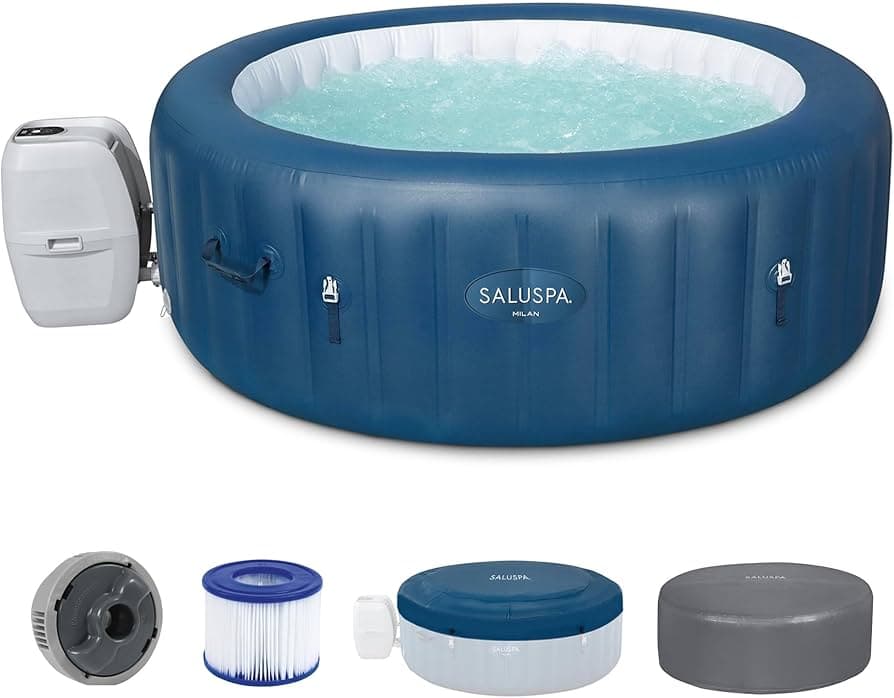 SaluSpa Bestway inflatable hot tub with digital controls
